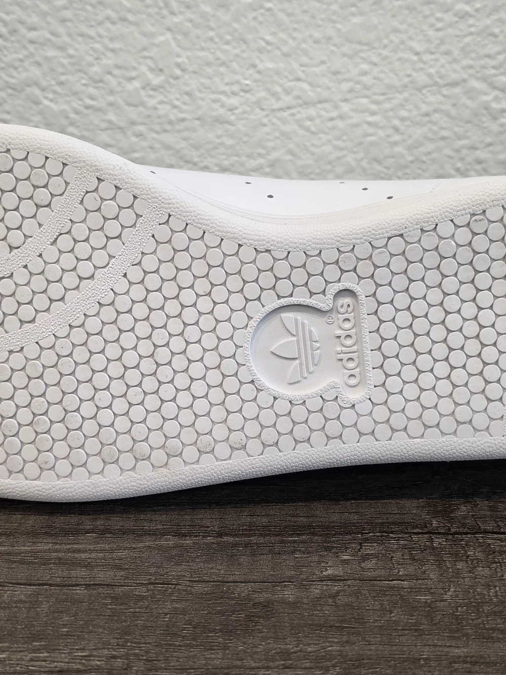 Adidas Stan Smith White Navy Blue M20325 Men's Size 12.5 New With Tags NWOB